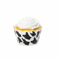 Cow Black Cupcake Wrappers