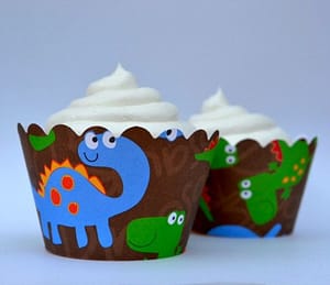 Dinosaur Cupcake Wrapper