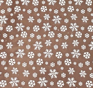 Snowflake Chocolate Transfer Sheet