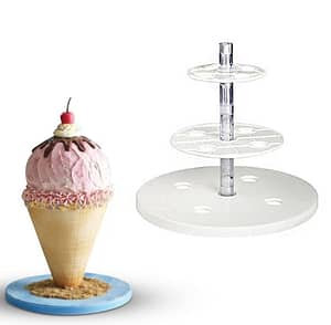 Anti-Gravity Cake Stand & Support Kit