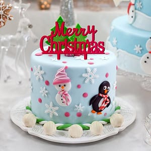 Merry Christmas Cake Topper