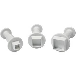 Square Plunger Cutters Set of 3