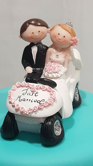 Just Married Cake Topper